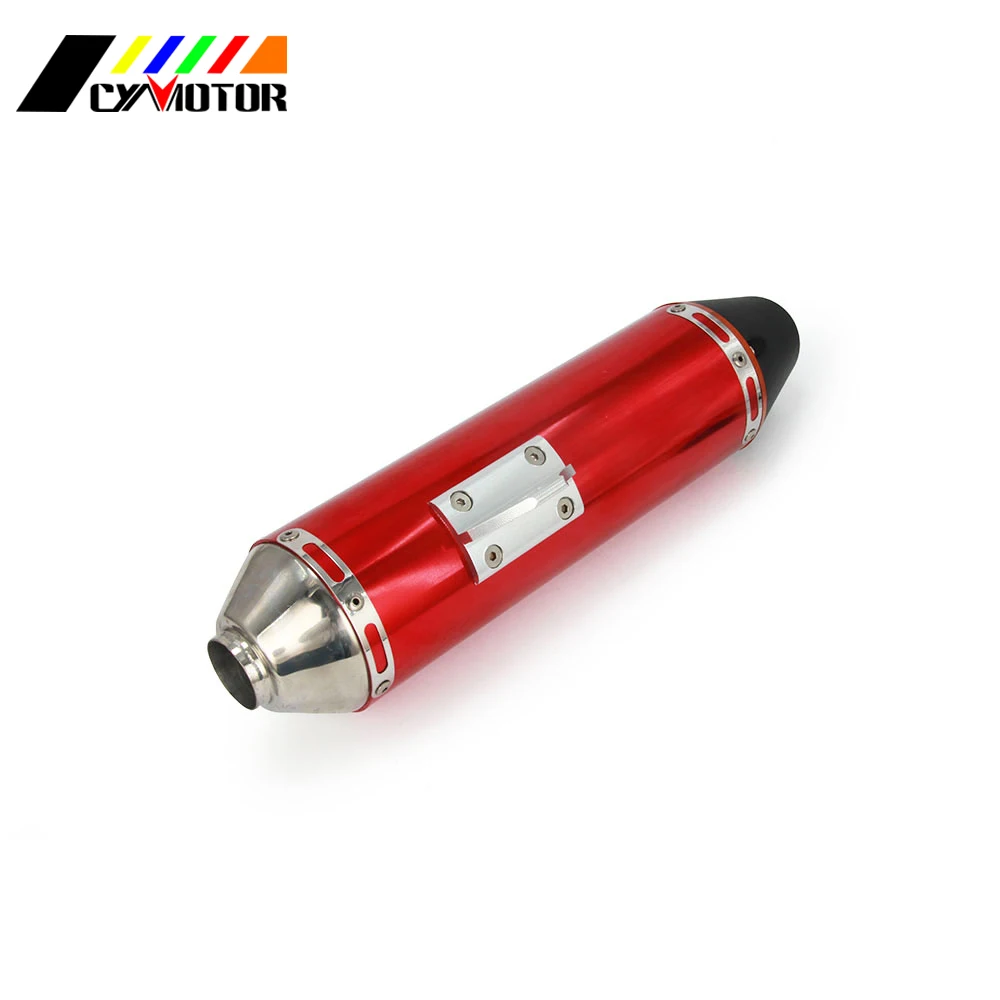 Красная алюминиевая выхлопная труба для мотоцикла скутера HONDA CRF150F CRF230F CRF 150F 230F 150