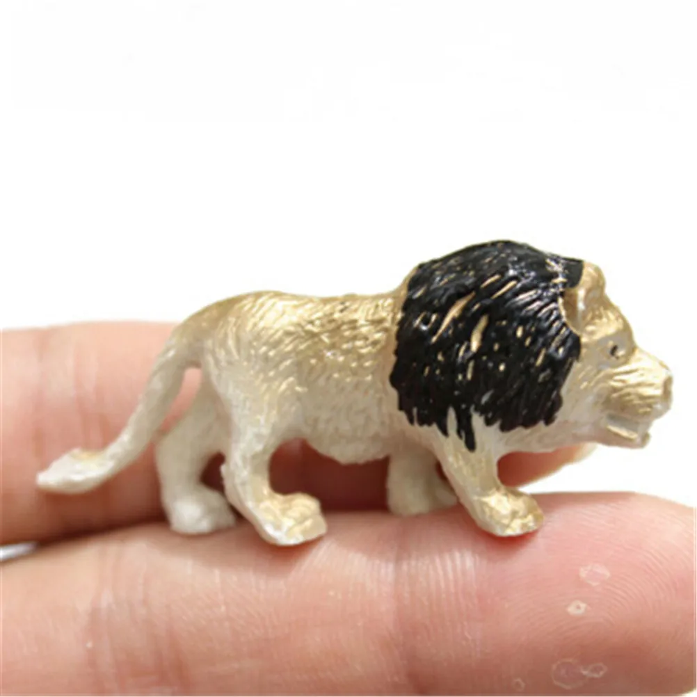 8 шт./компл. пластиковая фигурка животного из зоопарка тигр леопард бегемот жираф