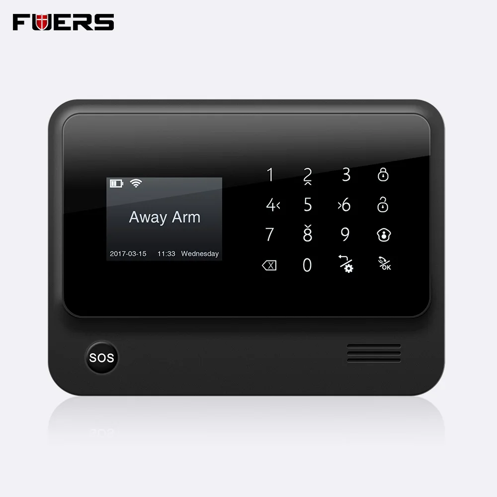 FUERS Новинка 3g G90B беспроводная Wi-Fi GSM GPRS система охранной сигнализации может хранить шесть телефонных звонков две сигнализации SMS управление приложением