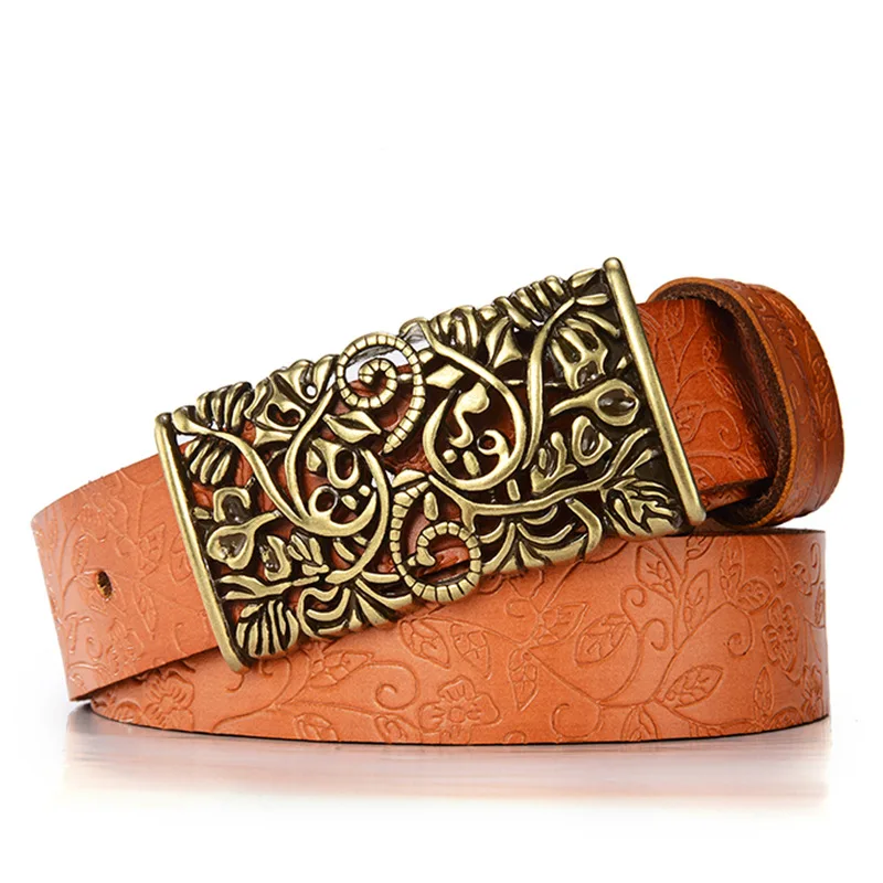 2017 Leisure women's leather belt cinture donna cinto feminino couro trousers waistband fashion smoothness buckle | Аксессуары для