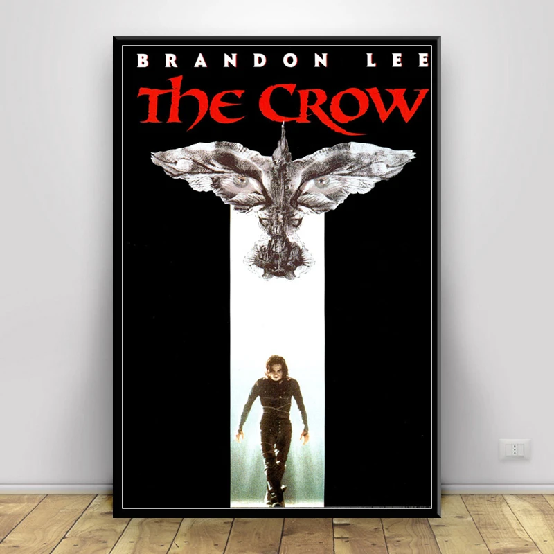 0001 The Crow классический постер с фильмом-ужастиком стены искусства картины плакаты и принты холст живопись для комнаты домашний декор - Цвет: 0001