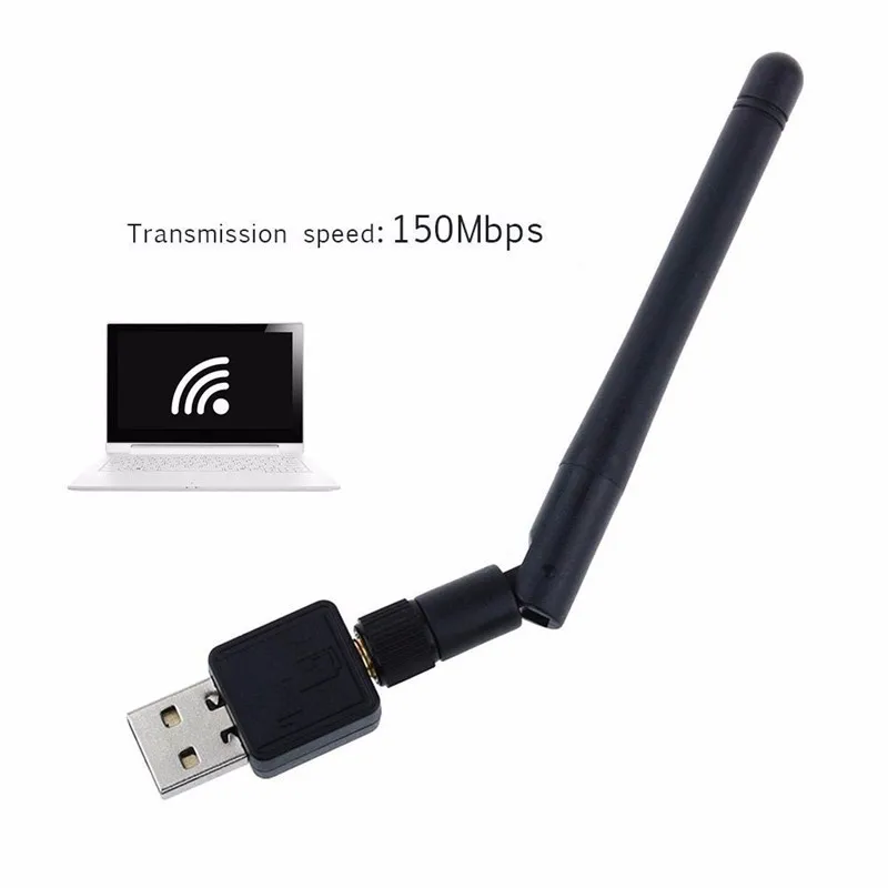 150 Мбит/с мини Беспроводной USB WiFi адаптер электронный ключ Wi Fi сети LAN Карта 802.11n/g/b