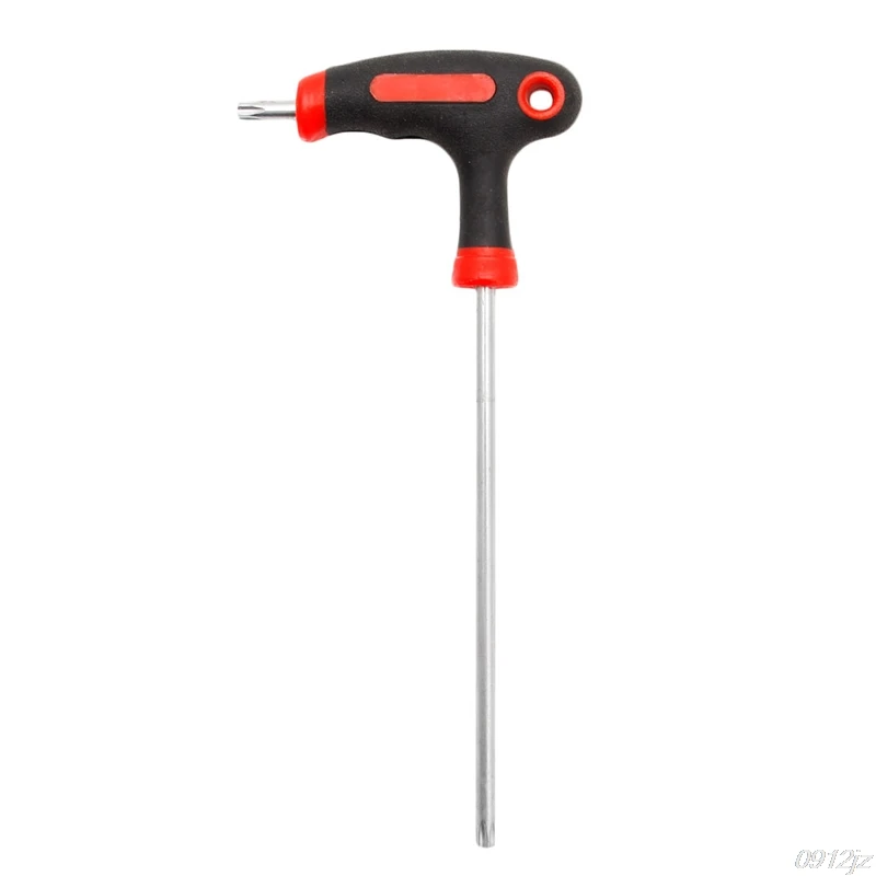 1 шт. Т образная рукоятка Torx и шестигранный ключ отвертка инструмент T10/T15/T20/T25/T30/T40