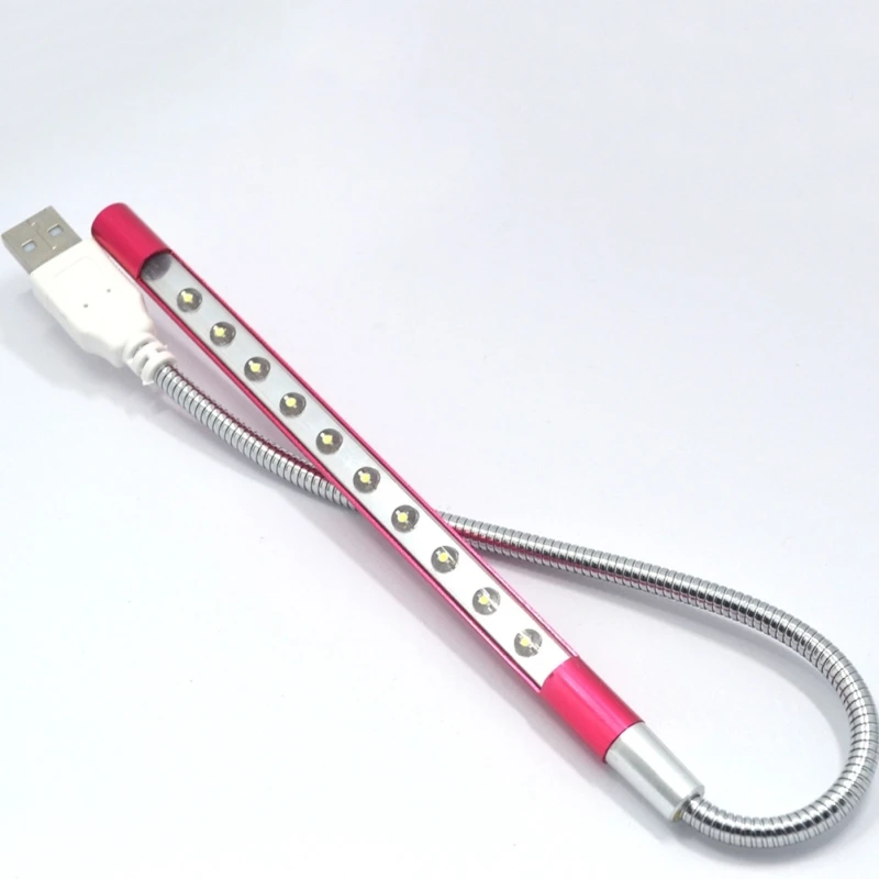 Usb Metal 10 Light Клавиатура ноутбука небольшой ночной свет Светодиодная настольная