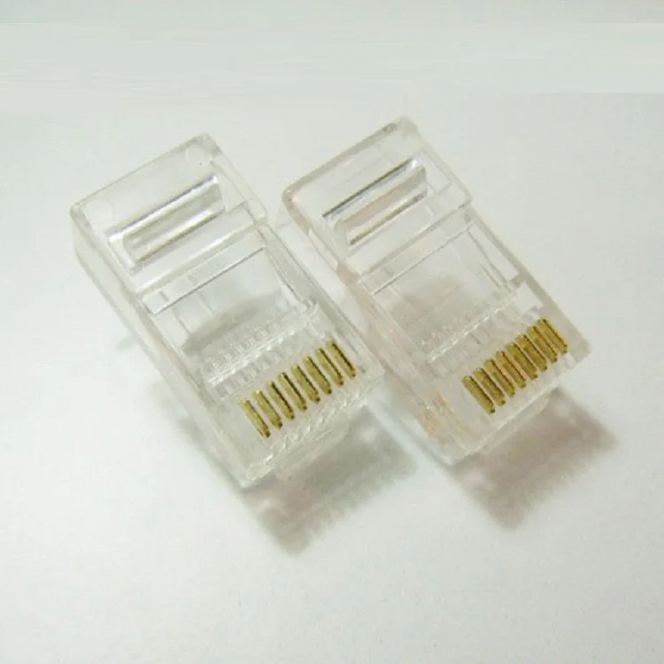 5 шт. RJ45 CAT5E модульный разъем 8P8C сетевой COB Ethernet 8 ядер головки сетевого кабеля с