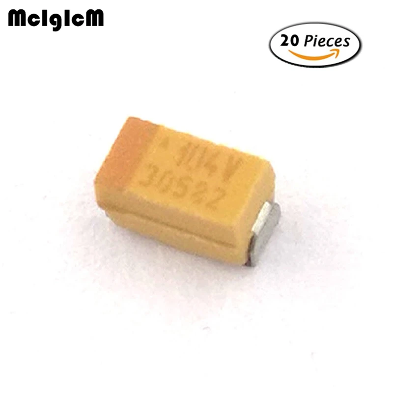 Танталовый конденсатор MCIGICM 20 шт. A 3216 мкФ 100nF 35V SMD|Конденсаторы| |