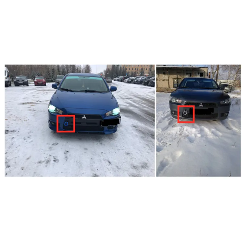 RASTP гоночный винт алюминий CNC передний буксировочный крюк прицеп для Mitsubishi Lancer EVO