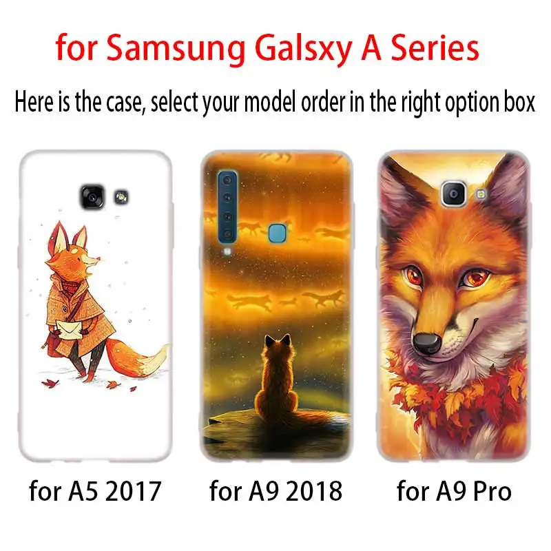 Чехол силиконовый чехол для samsung Galaxy A6 A8 A9 A7 A5 A3 плюс A6S Star аниме забавные foxs милые носки