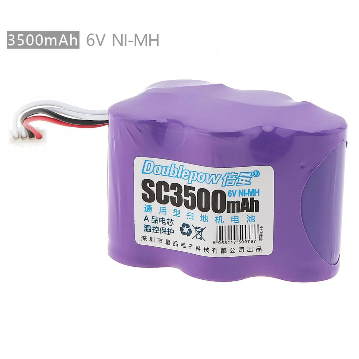 6 V SC Ni MH аккумулятор 3500 мАч пылесос подметания робот для KV8 XR210 XR510 XR210A XR210B XR510B