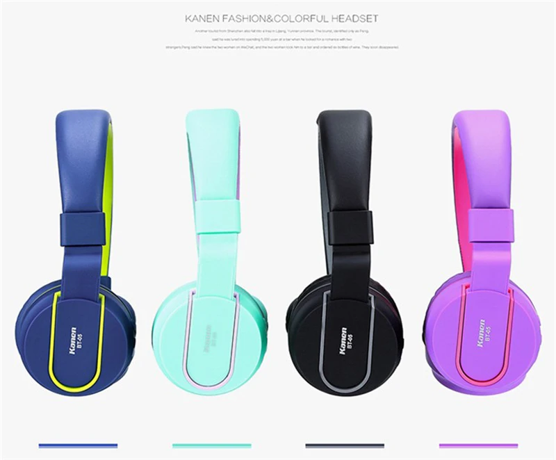 Регулируемые беспроводные Bluetooth наушники гарнитура съемные модные рок тяжелые