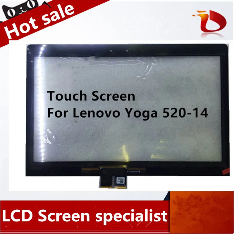 Дигитайзер сенсорного экрана 14 0 дюйма передняя панель для Lenovo Yoga 520 flex 5 series без ЖК