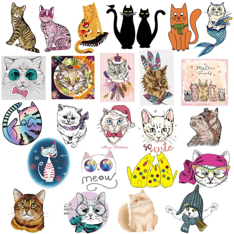 50 шт./лот Kawaii Животные наклейки для кошек ноутбук автомобильный чемодан
