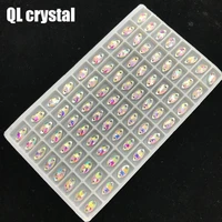 glass crystal navette sew on rhinestones colors ab flatback marquise sew on stone for diy clothing bags shose etc