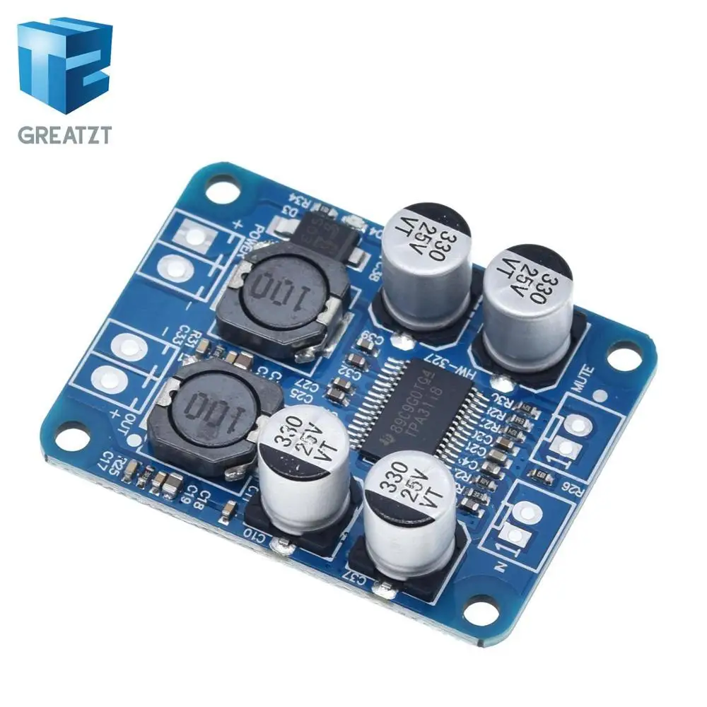 1PCS DC 12V 24V TPA3118 60W Mono Digital Audio Power Amplifier Board Amp Module|audio amplifier module|amplifier modulepower module |