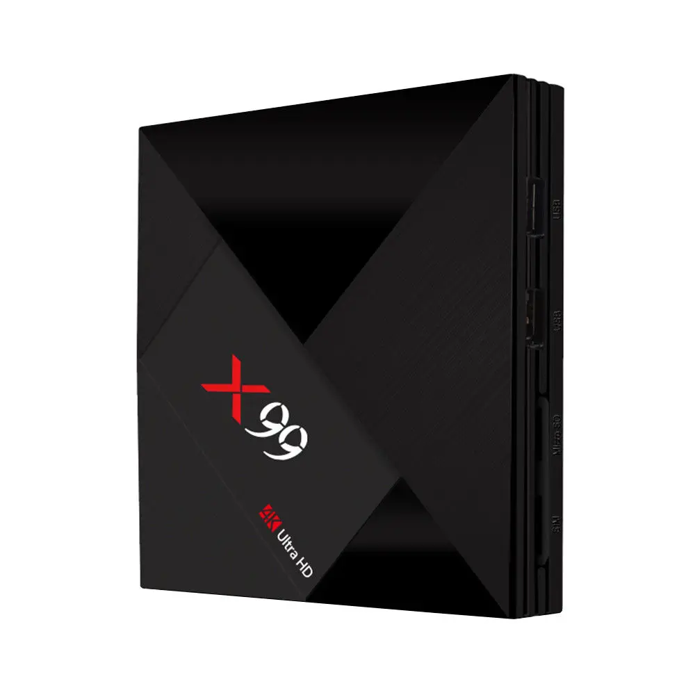 10 шт. X99 4 К Ultra HD tv box Set RK3399 Android 7 1 ГБ + 32 3D Тип-C HDR BT4.1 2 г/5 г Двойной Wi-Fi устройства es |