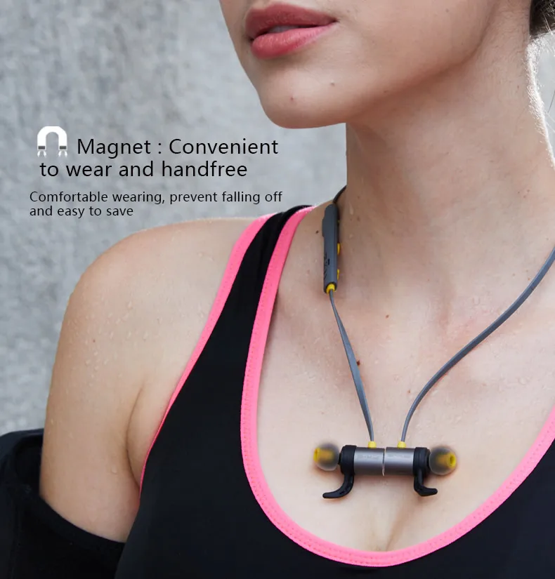 TOPROAD водонепроницаемые bluetooth наушники беспроводные с глубокими басами гарнитура