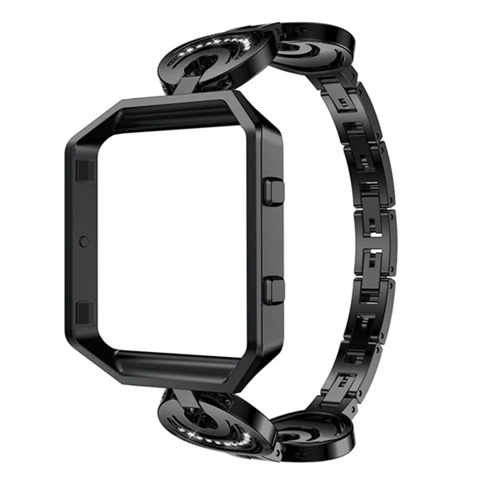 Модный прозрачный металлический ремешок для часов Fitbit Blaze Сменные аксессуары