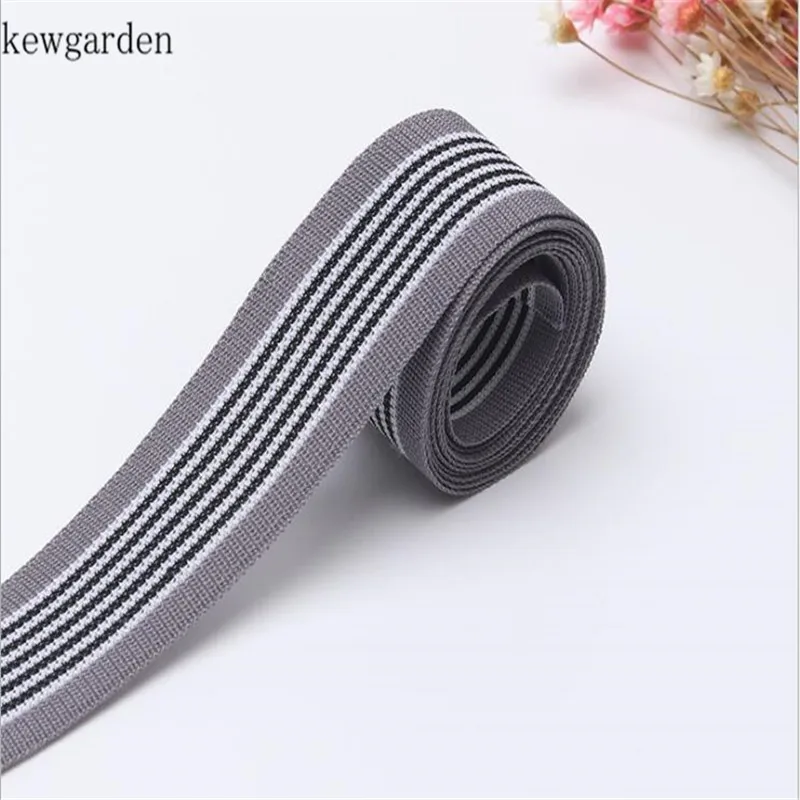 Kewgarden 5/8 &quot1&quot 1-1/2 &quotполоса вязания атласные ленты DIY бант лента вручную