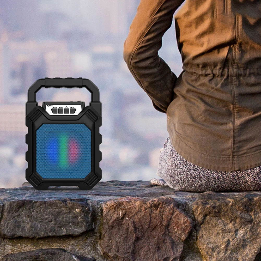 Портативный Bluetooth динамик беспроводной стерео динамик Поддержка TF карты FM радио Спорт на открытом воздухе путешествия на английском языке подсказка