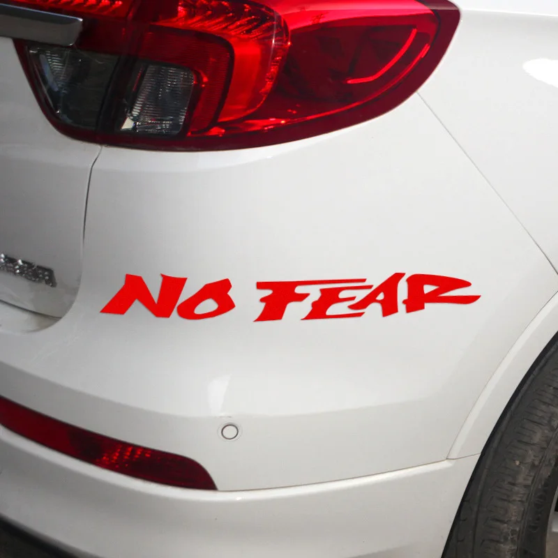 

3 Pieces Customizable NO FEAR Stickers Decal Car-Styling For BMW VW Volkswagen Ford toyota OPEL renault car accessories