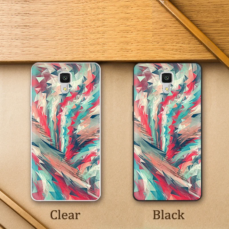 Для Xiaomi 4 прозрачный чехол покрывает 5 0 дюймов для китайских Coque Mi4 мягкие ТПУ