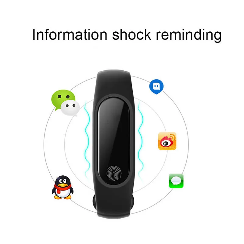 Smart Bracelet M2 HeartRate Waterproof Sport Fitness Band Stepcount Message Loop SD998 | Электроника