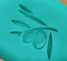 size 5cm Мыло ручной работы с оливковым узором, печать, сделай сам, натуральное акриловое органическое декоративное мыло, изготовление на заказ, печать - Цвет: size 5cm