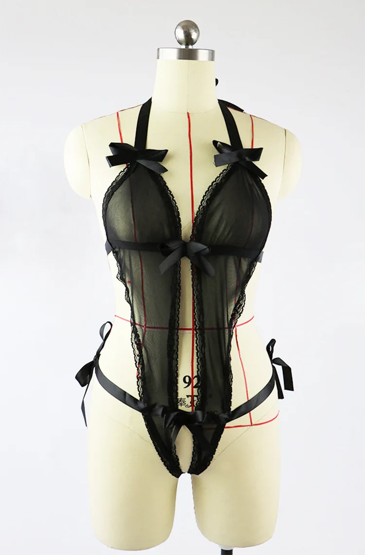 Сексуальное кружевное белье горячее эротическое нижнее babydoll без косточек Тедди