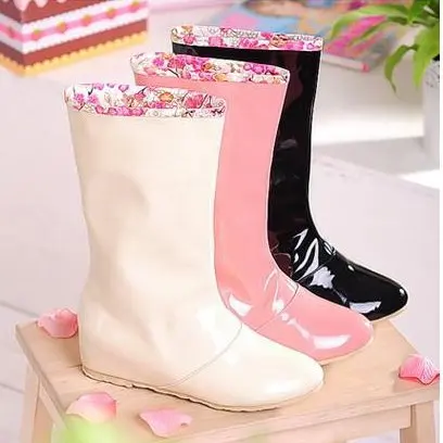 Women's Rainboots half vegan boots 