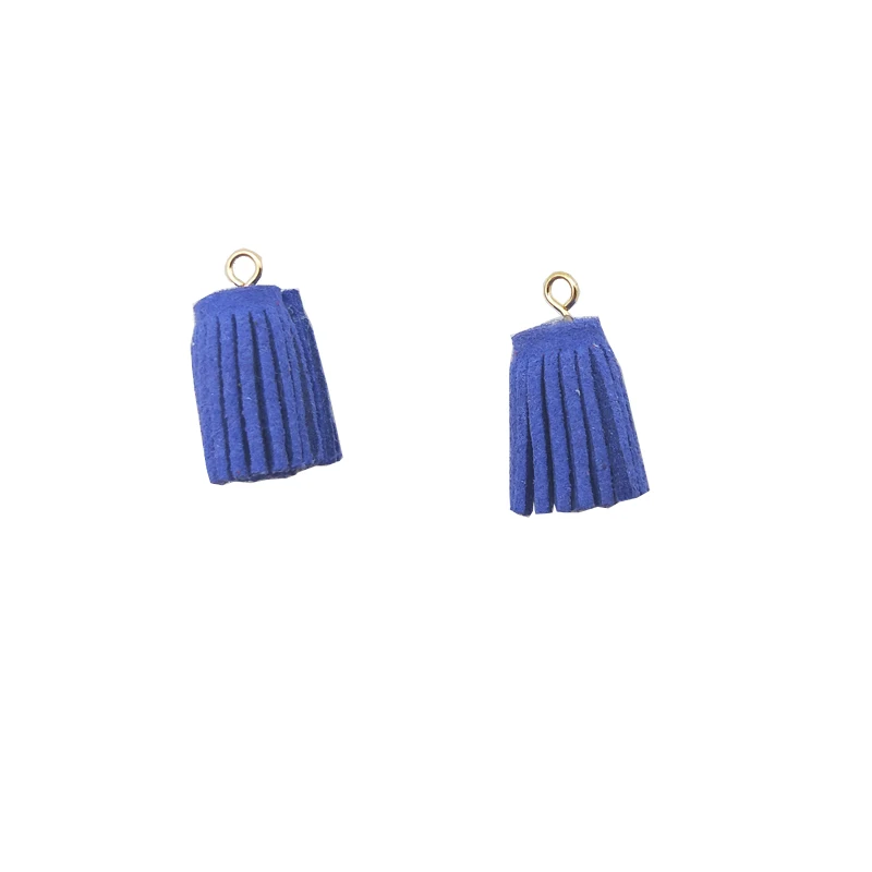10 шт./лот Винтаж Шарм разноцветный LeatherTassel для аксессуары ручной работы DIY Jewelry брелок в виде кисточки мобильные ремни кулон - Цвет: Color 12 as photo