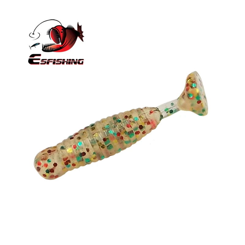 KESFISHING мягкие рыболовные приманки 10 шт. 4 5 см/1 г я личинка красный Спиннер
