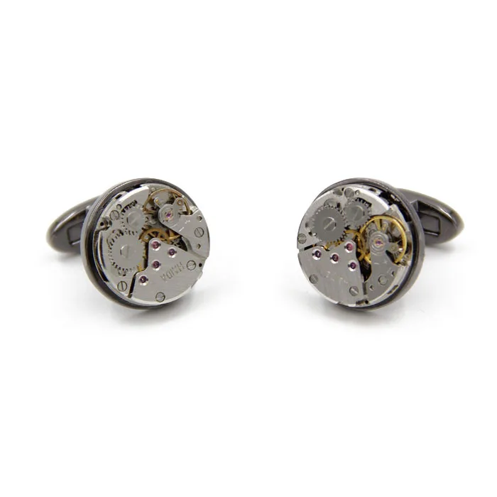Распродажа нефункциональные запонки для часов мужчин модный подарок|cuff links for