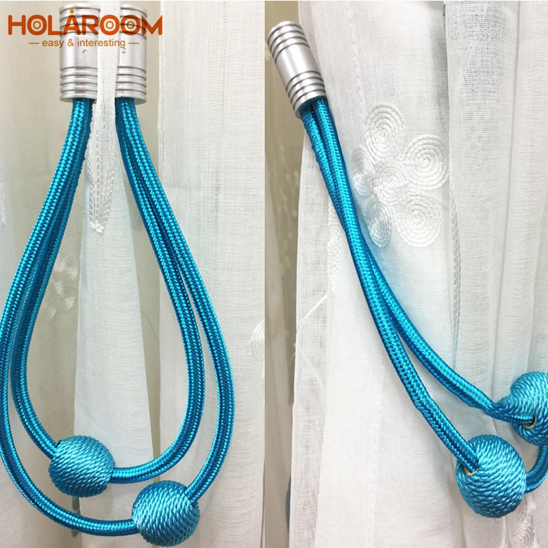 1 шт. пряжки для занавесок Европейский стиль магнит занавески сплошной цвет Tieback