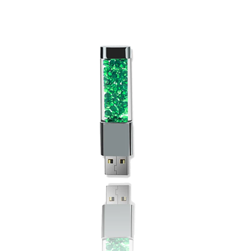 Модная дверная ручка со стразами светодиодный накопитель 16 ГБ 32 GB 4 8 USB флешки 64
