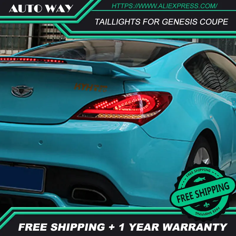 Чехол для автомобильного стайлинга Hyundai Genesis COUPE задний фонарь s светодиодный