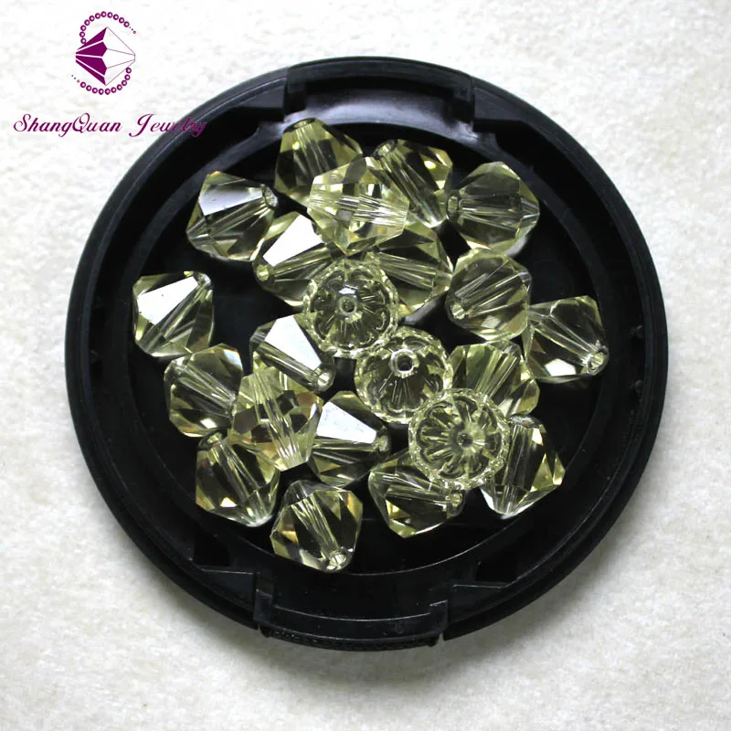 AAA 100 шт 10 мм биконовые хрустальные бусины подвески стеклянные 5301 разных цветов