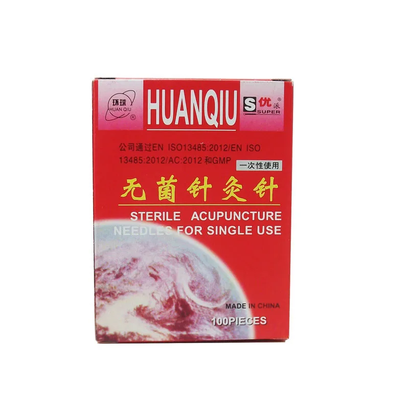 Новый HuanQiu одноразовая Стерильная акупунктура иглы acupuntura чжэньцзю для одного