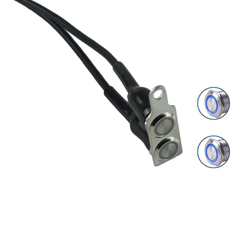 LED Light 12V Motorcycle Handlebar Switch Adjustable Mount Waterproof Headlight Horn Fog Start Kill ON-OFF Button | Автомобили и