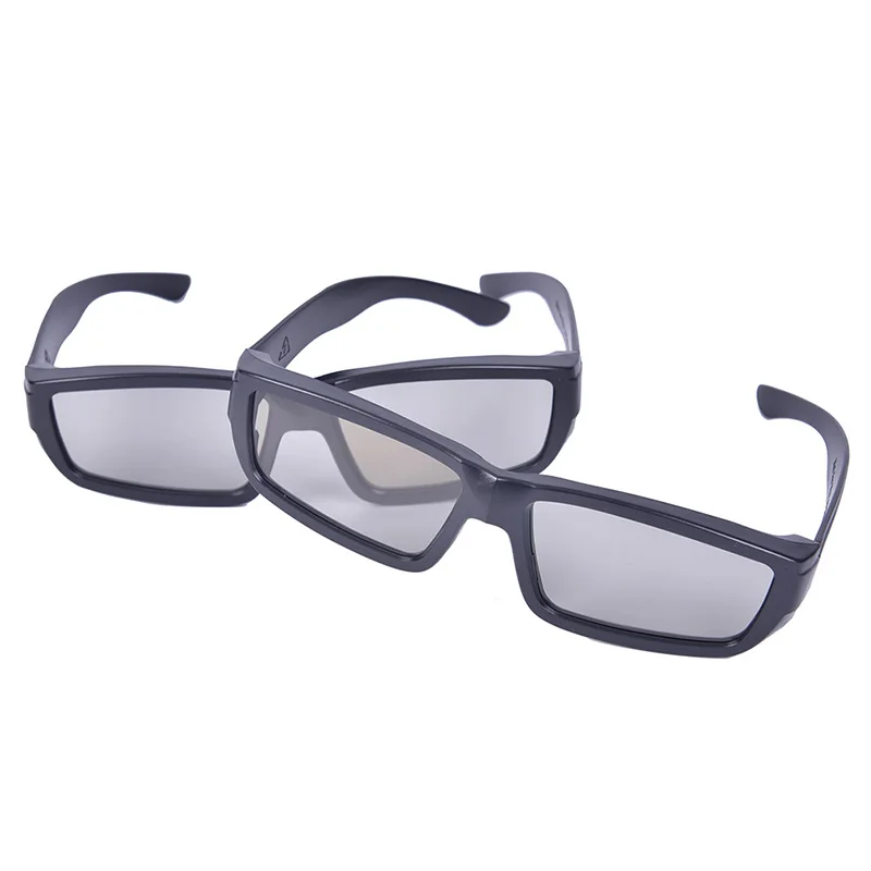 Пассивные круговые поляризационные 3D очки с клипсой для 3D ТВ кино пленка 3D стерео очки для ТВ Настоящее D 3D кино s