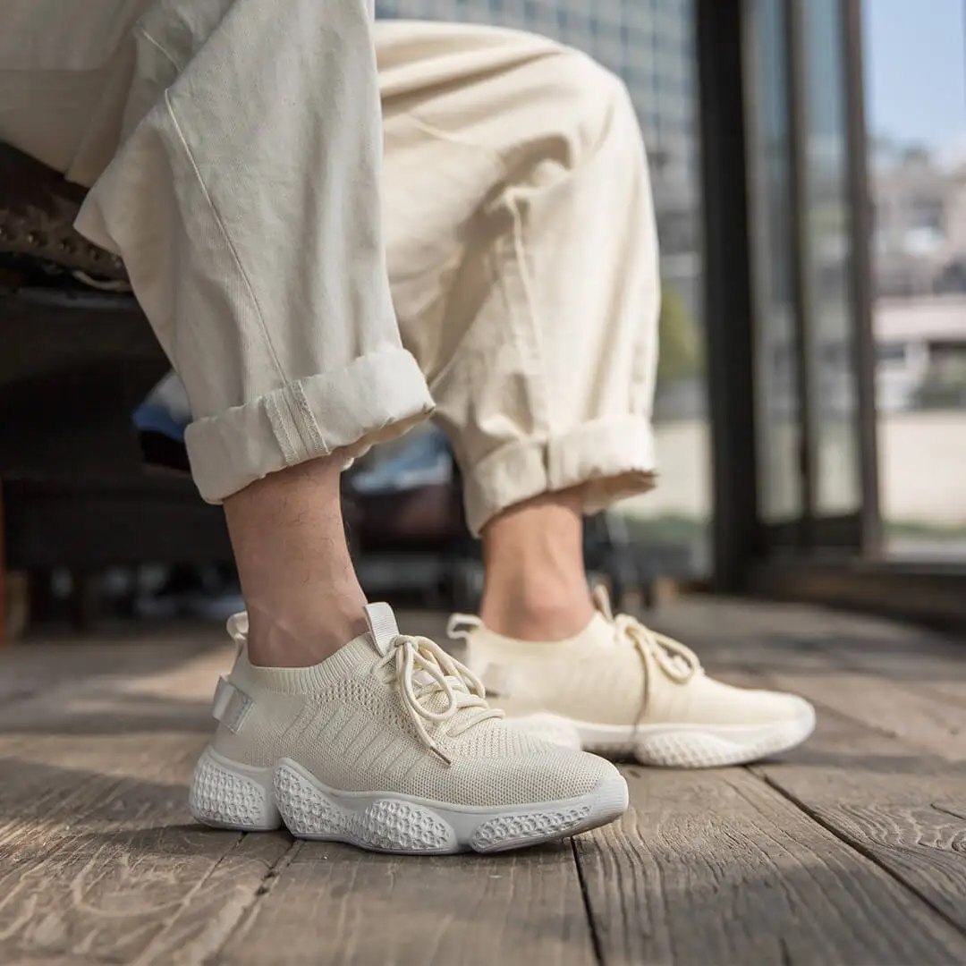 Xiaomi Flying Woven Breathable Socks Sports Shoes Cushioning Non-slip Wear Design Perspiration Light Men's Casual | Обувь