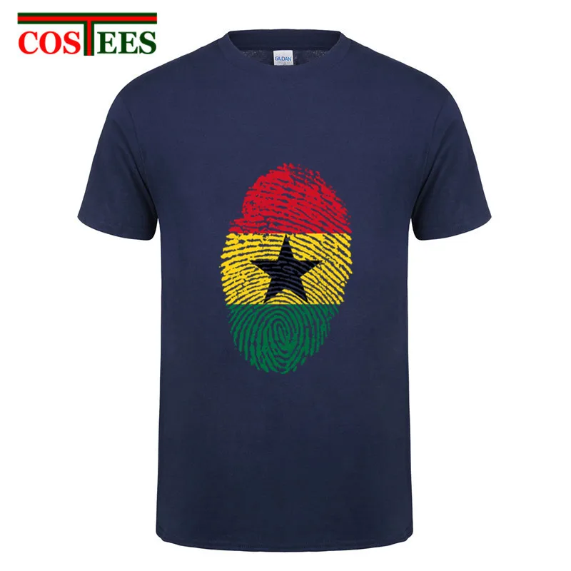 Humor Ghana Flag/футболка с отпечатком пальца мужская повседневная патриотическая