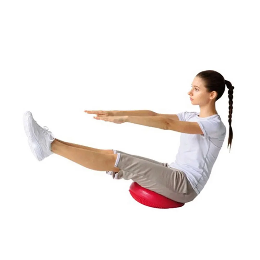 34 см ПВХ Баланс йога шары массажная подушка колесо удержание равновесия диск