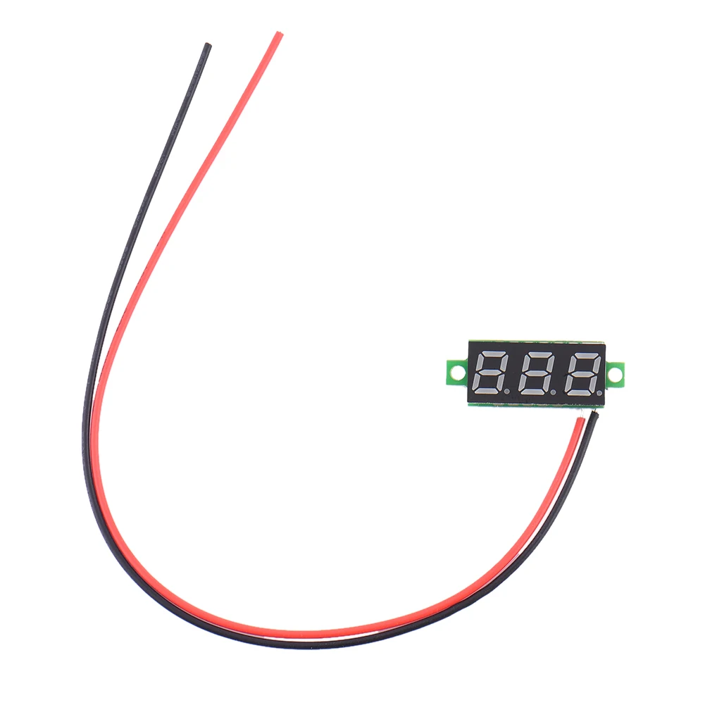 СВЕТОДИОДНЫЙ цифровой измеритель напряжения Voltmetro DC 0-10 V 0-30 V 0-100 V 0-300 V 0-600 V Rilevatore Di Tensione Pannello Volt MeterTester