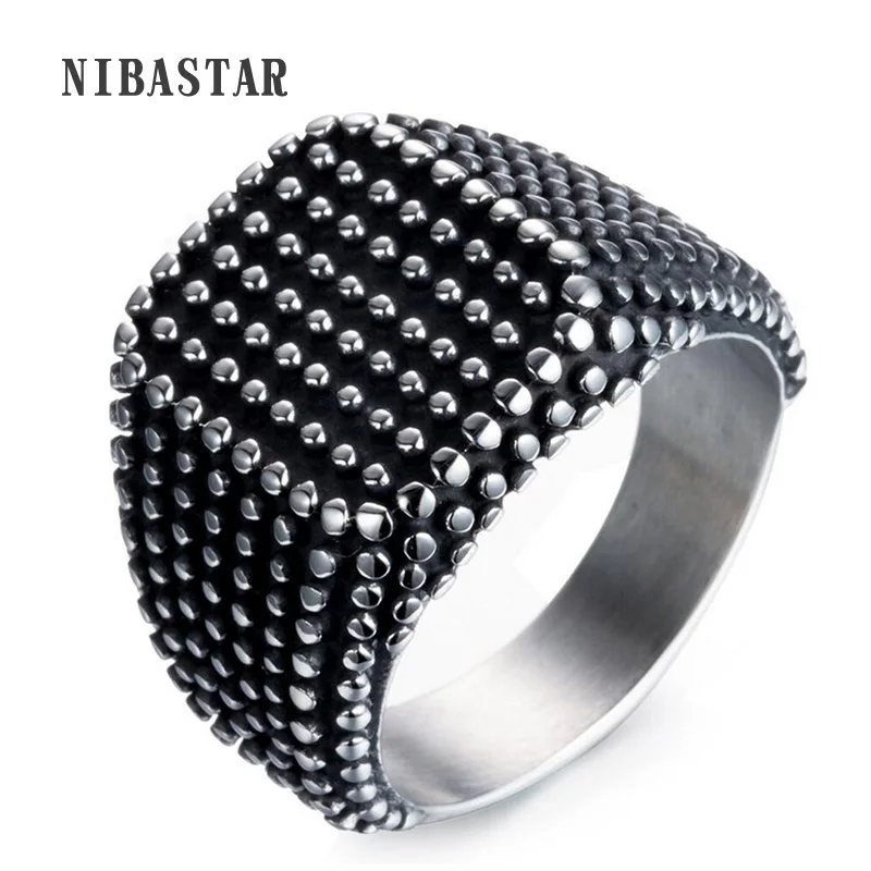 Новое мужское кольцо Retroe Personality nail Black из нержавеющей стали 316L ювелирные изделия