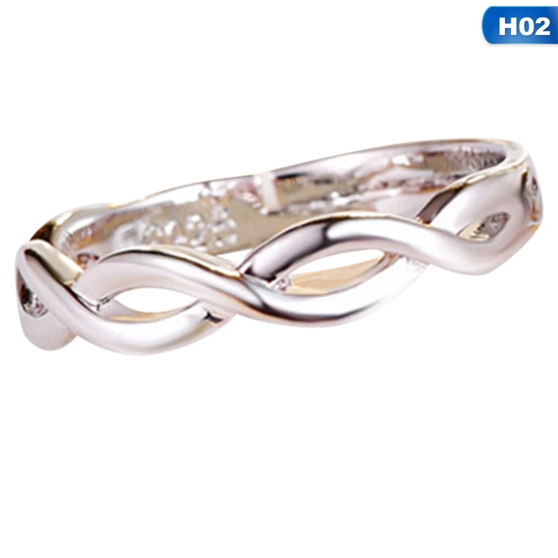 RG5434H02 For man Любовники регулируемые хрустальные кольца набор из нержавеющей стали любовь свадьба пара Открытое кольцо вечерние Вечеринка обручение Шарм ювелирные изделия Женщины Мужчины Горячие - Цвет основного камня: RG5434H02 For man