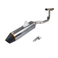 motorcycle exhaust muffler pipe silencer slip on for honda crf150f crf230f 2003 2016 crf 150 f 230 f