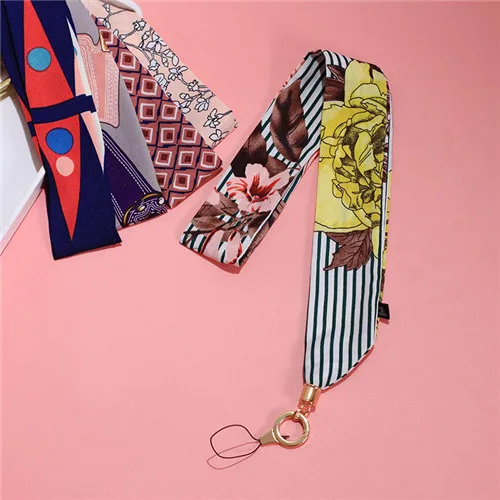 Розовый Id Милый ключ мобильный телефон ремешок для ключей lanyard cuello lanyards карты sleutelkoord correa llaves movil para телефоны - Цвет: Розовый