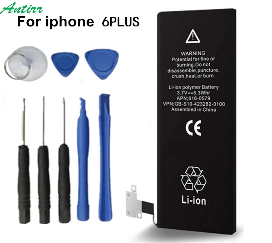Аккумулятор бренда Antirr для Apple iPhone 6 Plus 5 дюйма 2915 мАч с реальной емкостью