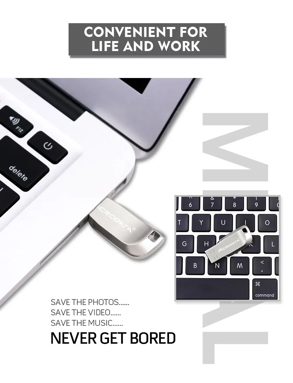 Microdata MINI pendrive 64gb Usb flash drive 32gb USB 2.0 pendrive 16gb 8gb 4gb stick drive 128gb newest u disk flash card