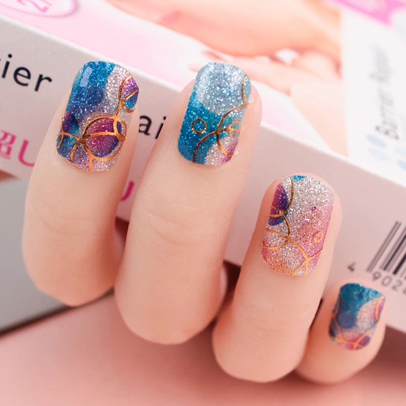 5pcs Nail Stickers Sets Flower Decals Water Transfer Fingernail Decoration | Красота и здоровье